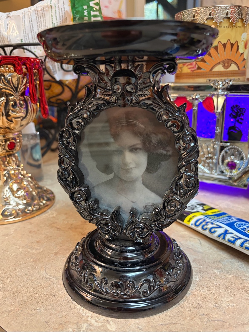 Bath & Body Works Holographic Portrait Frame Candle Holder